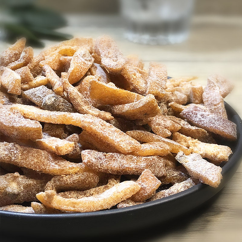 陈皮酸甜皮条休闲蜜饯特产新会雪花陈皮条甘草陈皮
