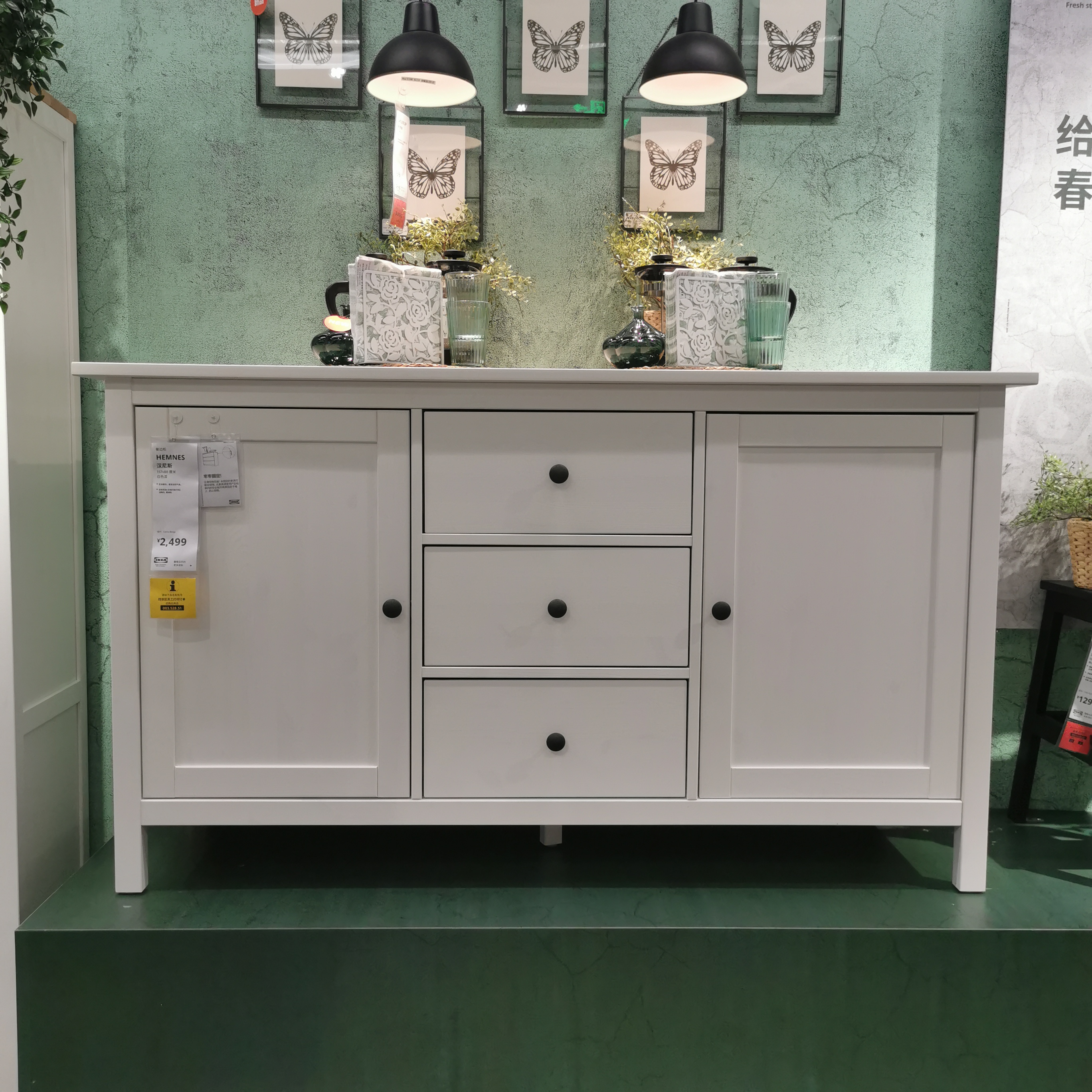 宜家国内代购ikea汉尼斯餐边柜橱柜厨房置物柜收纳餐边柜