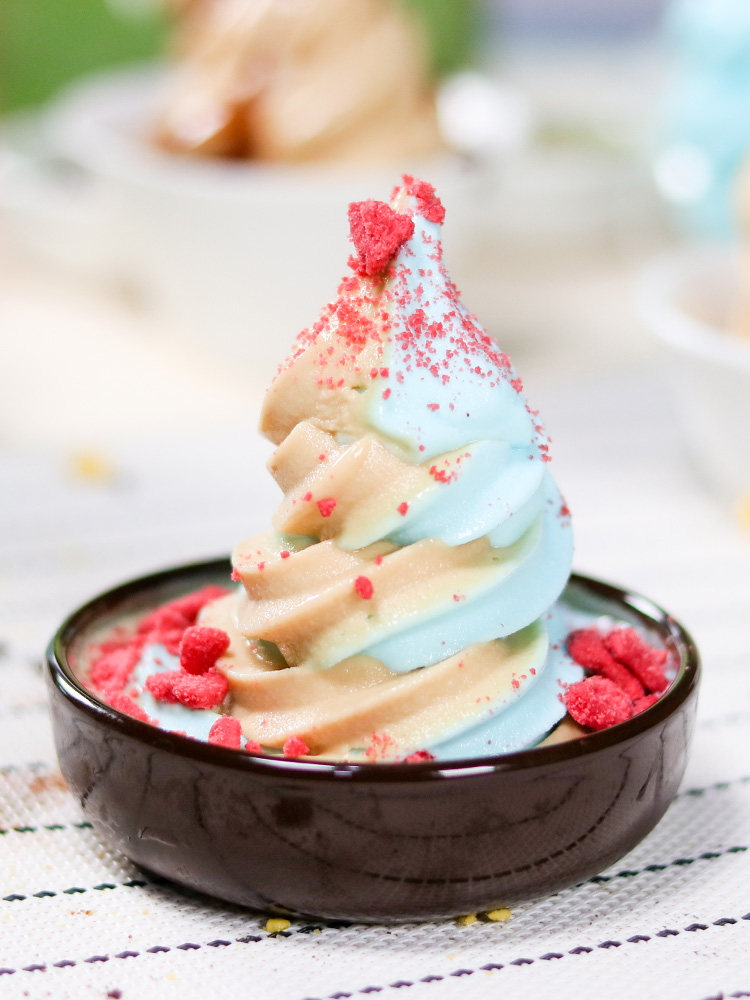 冰淇淋海盐公爵商用冰激凌粉甜筒圣代慧冠1kg冰淇淋粉