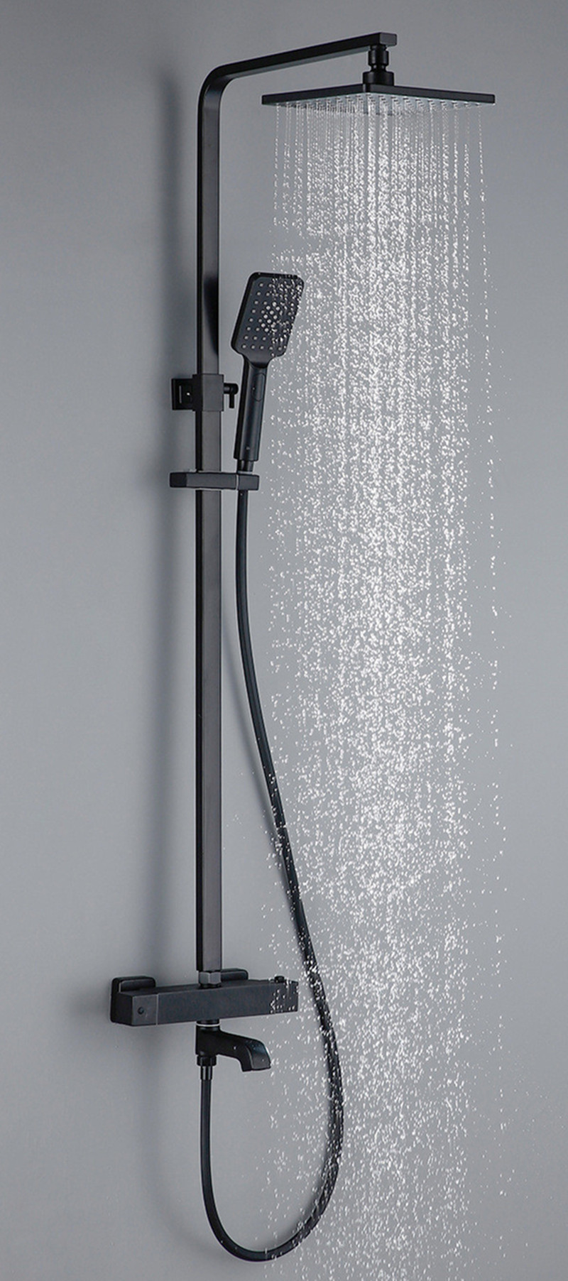 花洒仿古恒温淋浴龙头套装全铜欧式复古洗澡恒温花洒套装