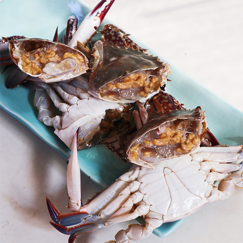 梭子鲜活连云港野生大白蟹公海鲜水产4斤装包梭子蟹