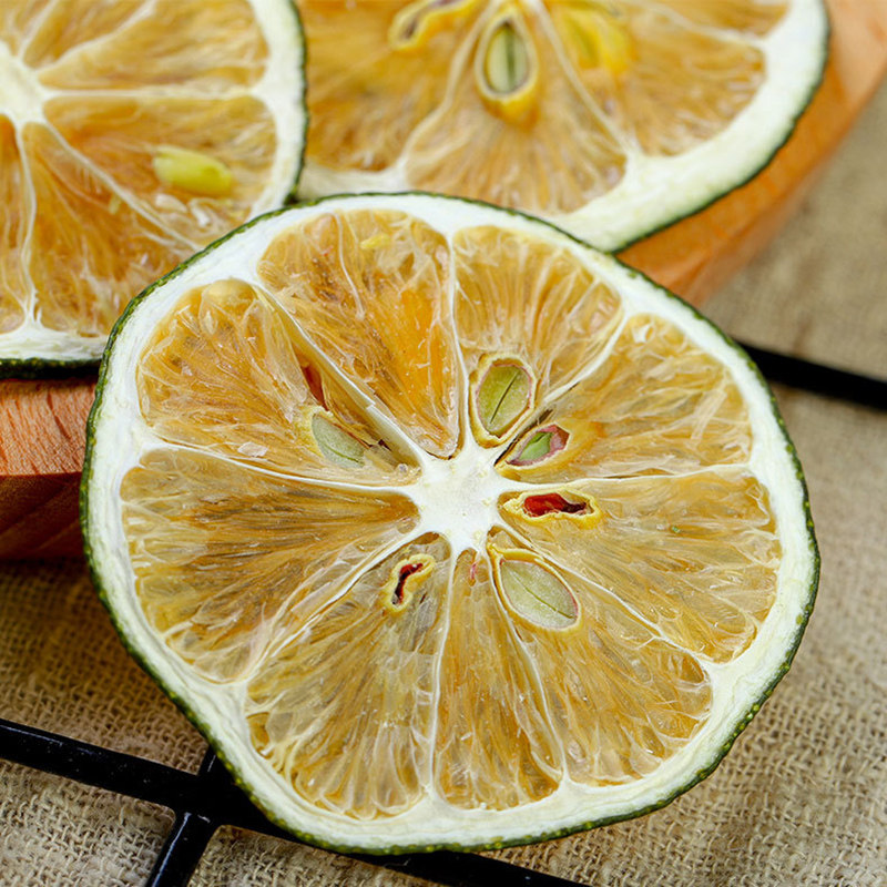安岳青柠檬干片手工水网红茶冷泡柠檬烘干搭配蔬果干