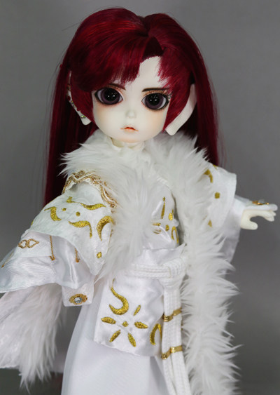 霹雳布袋霹雳人形物jp娃娃绮罗生红发版bjd娃娃