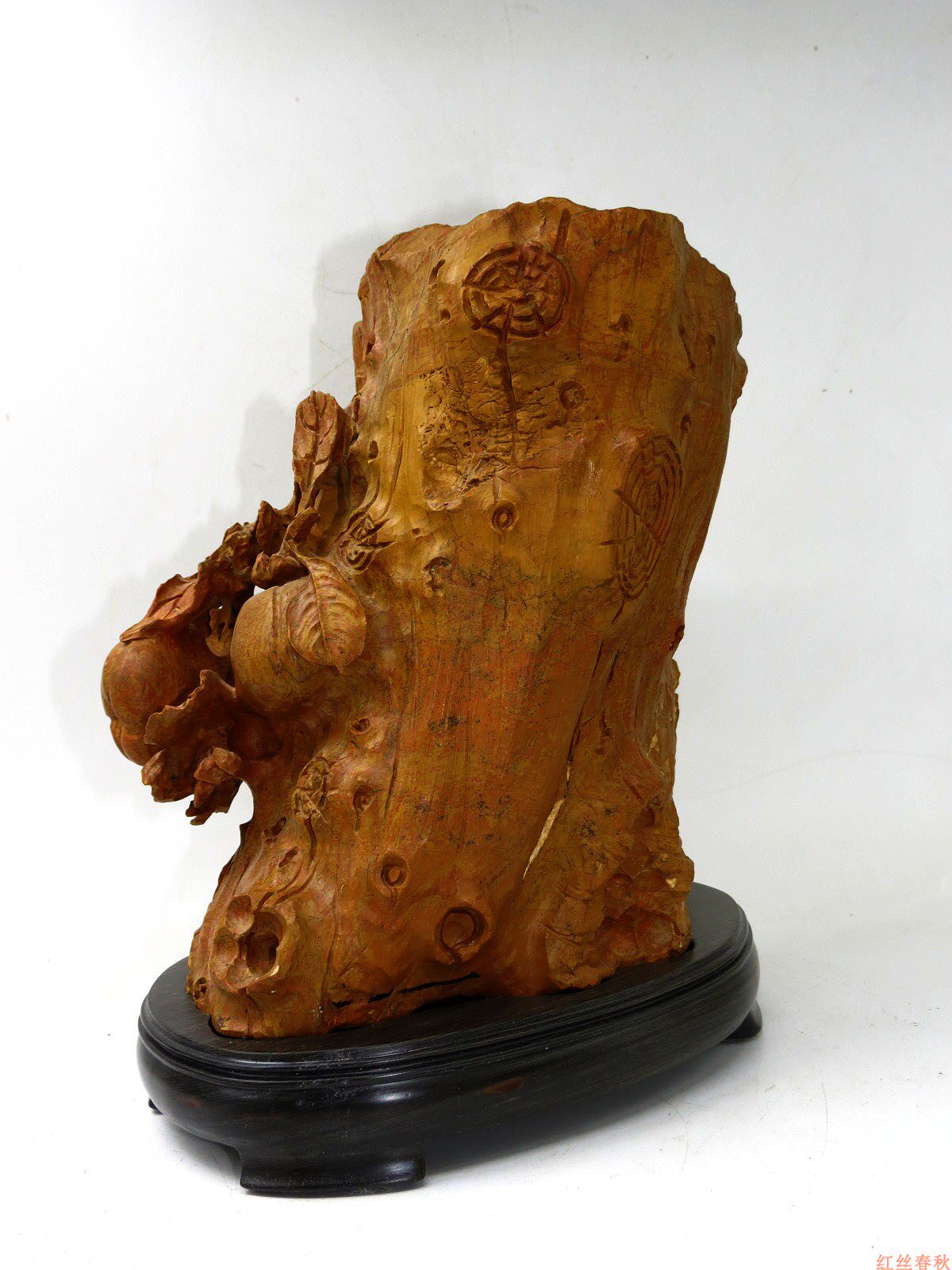 多福多摆件非遗青州红丝石文化创意文房雕刻收藏文创