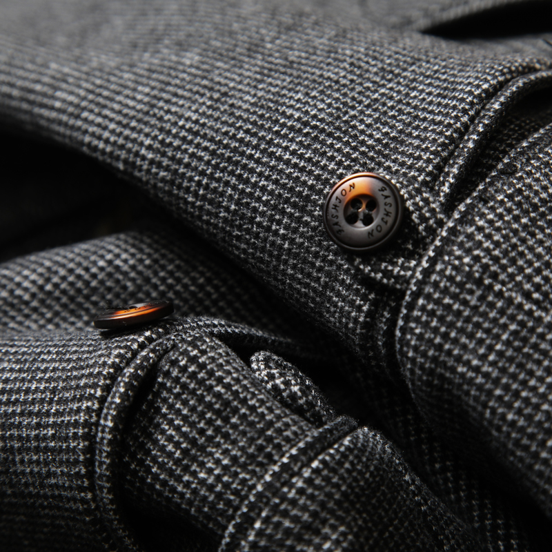 黑白格子裤千鸟格男裤子秋冬季小格子修身长裤韩版男士休闲裤冬款