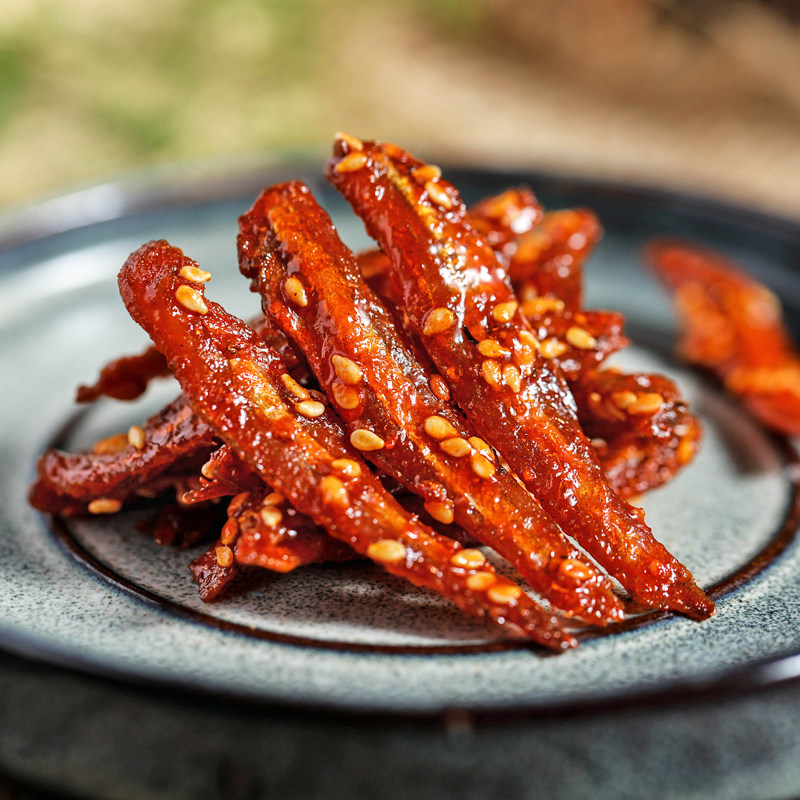 香辣小银鱼500g海鲜零食北海特产芝麻麻辣小鱼白凡鱼干袋装小鱼仔