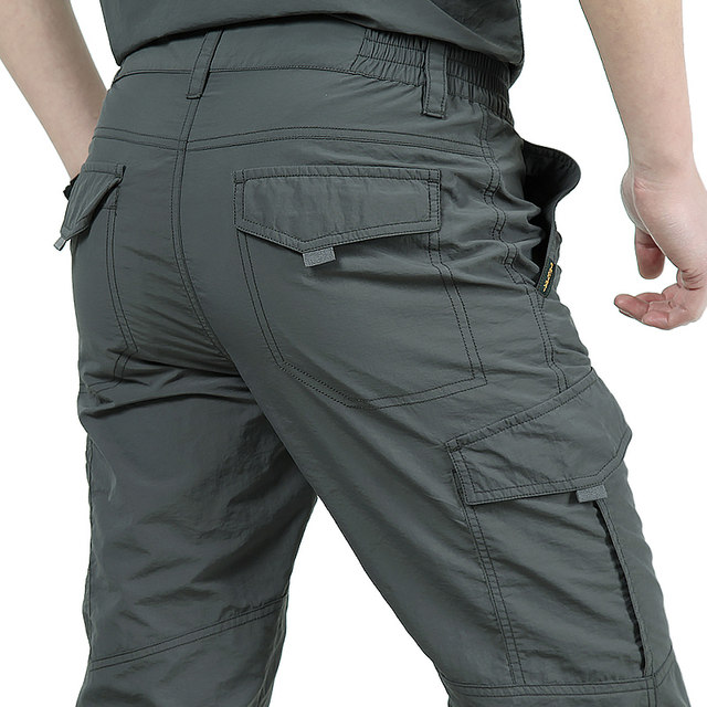 Autumn and winter outdoor speed trousers men's plush straight loose sports casual pants charge trousers factory Autumn and winter outdoor speed trousers men's plush straight loose sports casual pants charge trousers factory