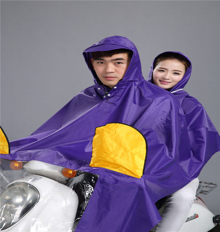 摩托车雨披双人
