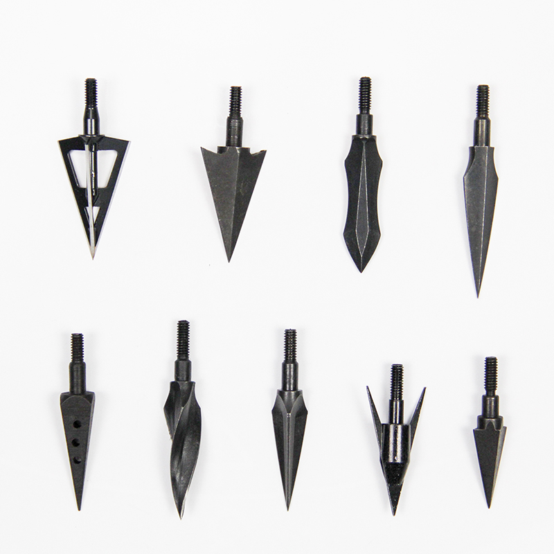 射箭器材传统弓箭猎箭只破甲柳叶燕尾射鱼可换头复古影视箭猎箭头