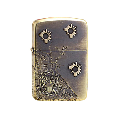 芝宝zippo纯铜1941b美军老兵记忆防风煤油打火机收藏zippo
