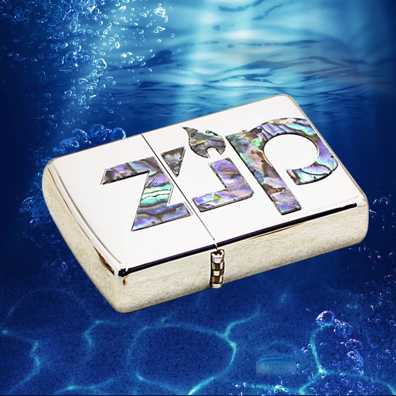 zippo打火机贝壳zippo标志原装正版天然彩贝镶嵌收藏个性至尊送礼