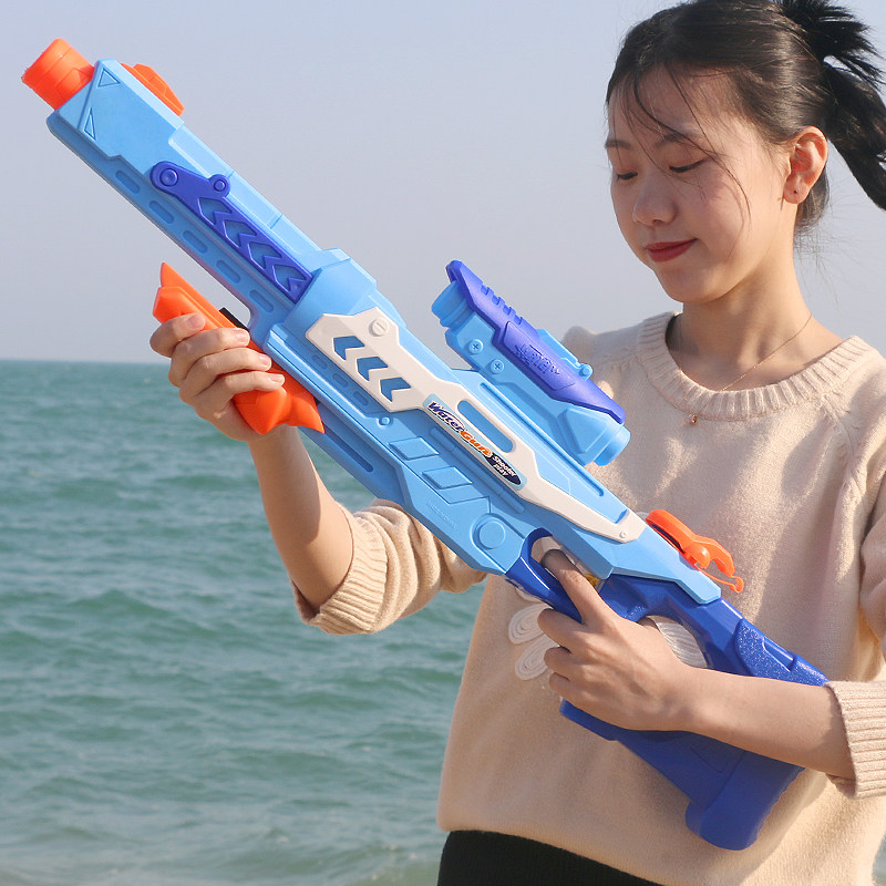 水枪玩具喷水枪儿童高压抽拉式成人打水仗神器大容量男女孩呲水枪