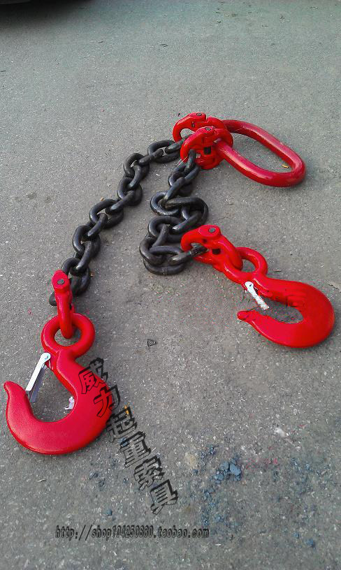 订制起重吊具吊链铁链挂钩吊环吊索索具双腿其他起重工具