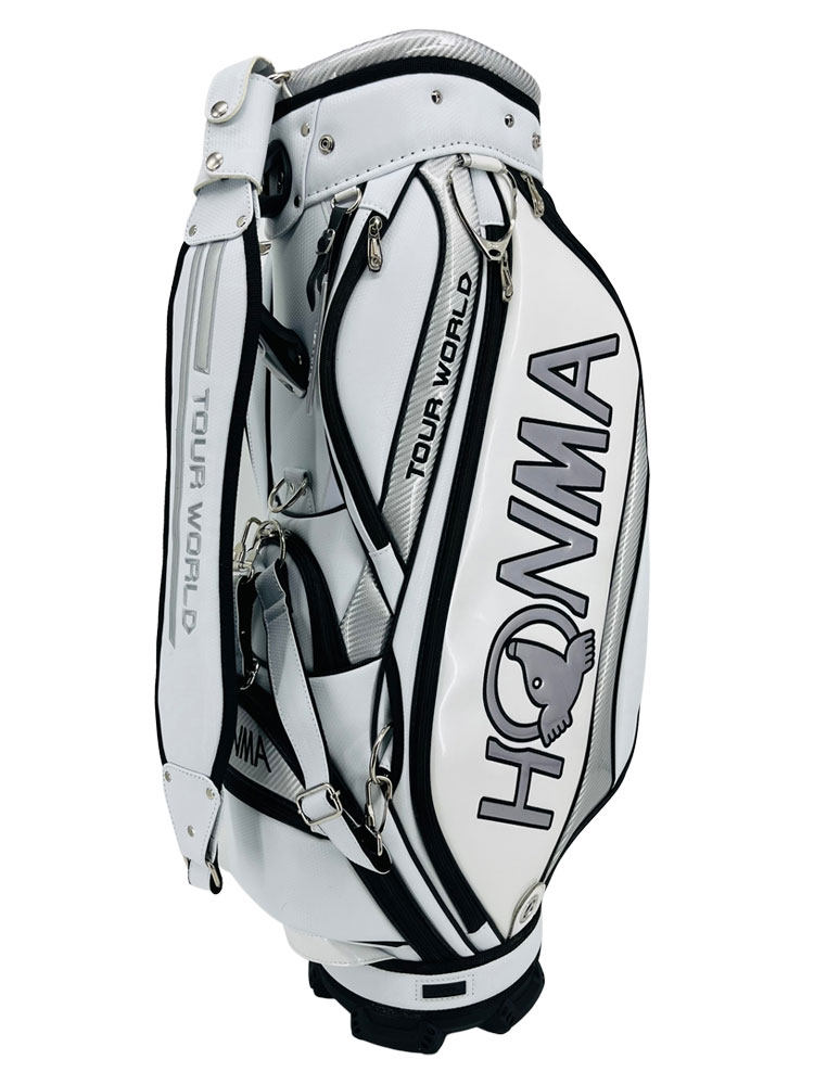 honma高尔夫球包白色白色黑色轻量pu球杆golf套杆包高尔夫球包
