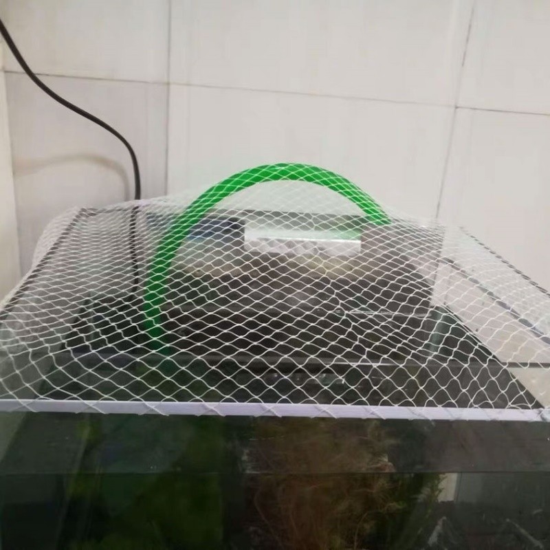 鱼缸鱼网圆形网防跳盖防跳防猫抓网罩防鱼跳缸鱼缸