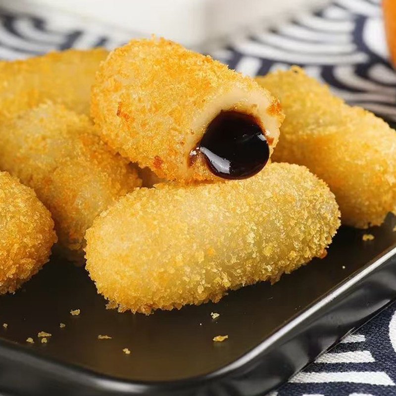 糍粑阿诺爆浆速冻半成品红糖糯米商用油炸小吃年糕