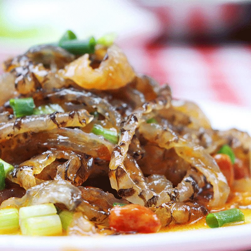 鱼皮香辣亚洲渔港凉拌开袋即食冷冻辣味凉菜凉菜