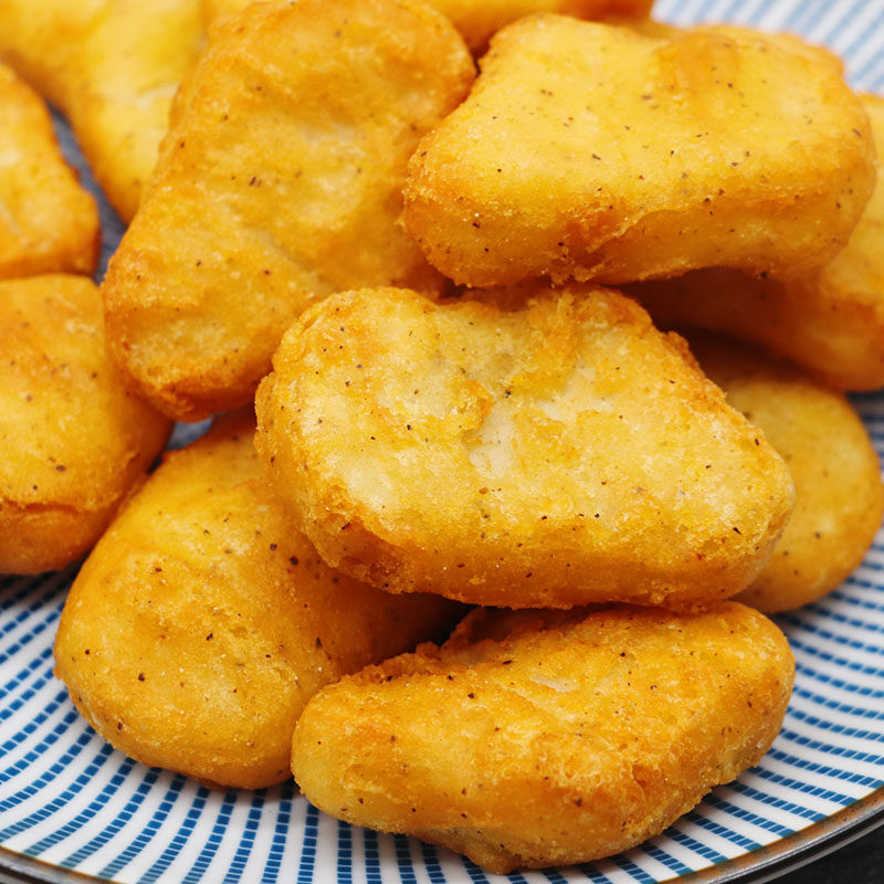鸡块正大美味冷冻半成品炸鸡油炸小吃上校黑胡椒鸡肉丸