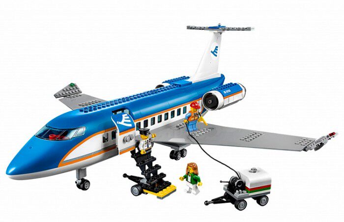 乐高60104绝版城市系列系列机机场航站楼大型客机塑料积木