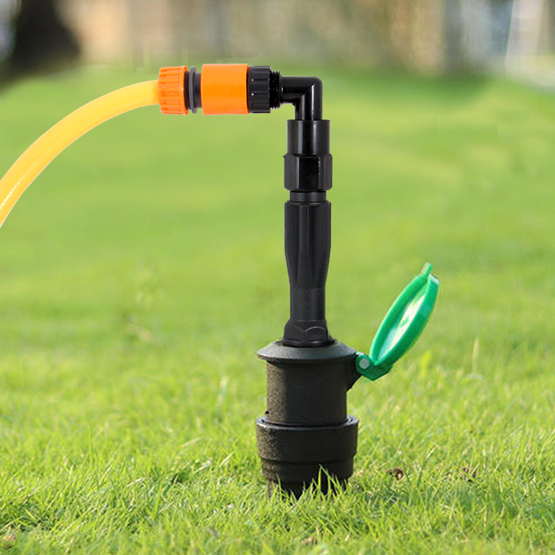 水管取水6分1寸地面快速接头地插草坪绿化洗车水管接头