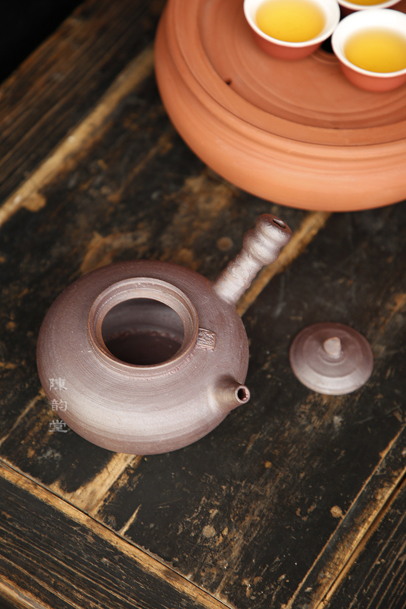 吴大林耐热陶壶茶壶茶铫柴烧紫砂壶茶道手工砂铫茶壶
