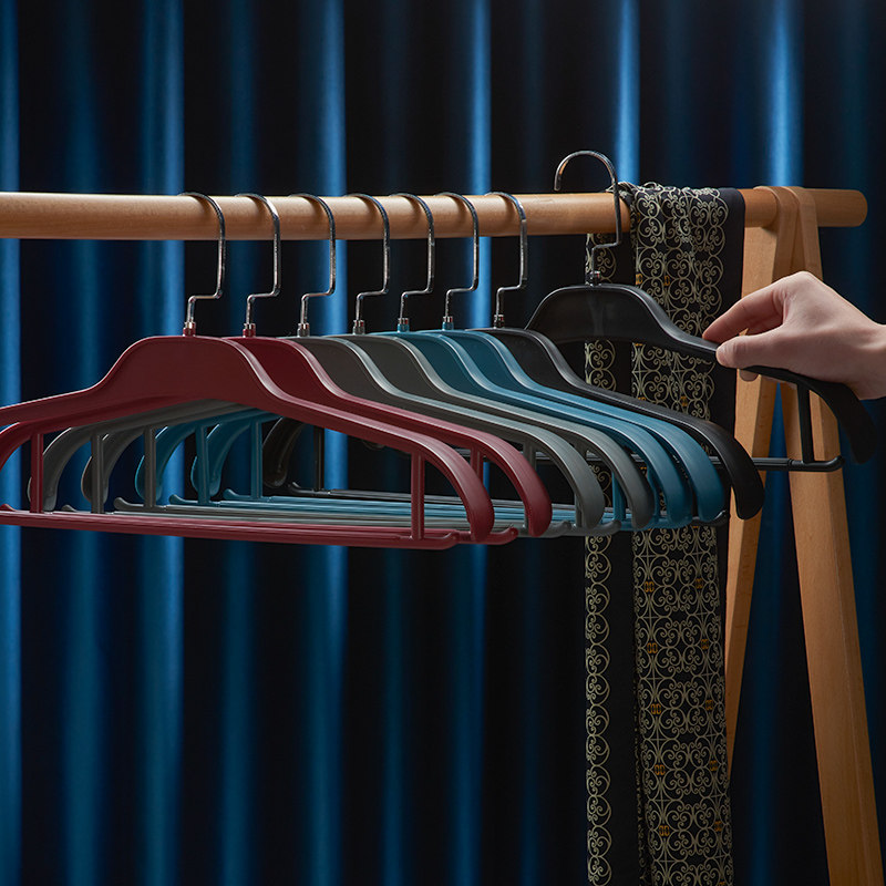 衣架家用挂衣宽肩无痕晾衣衣服架子男士大号衣架