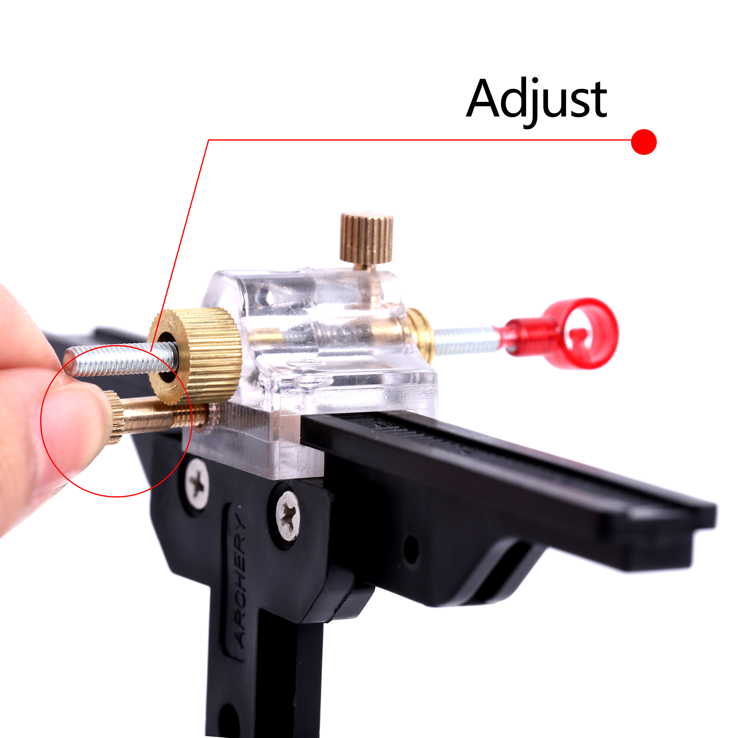 反曲弓瞄具弓箭通用迪卡侬可调调节瞄准配件射箭飞镖