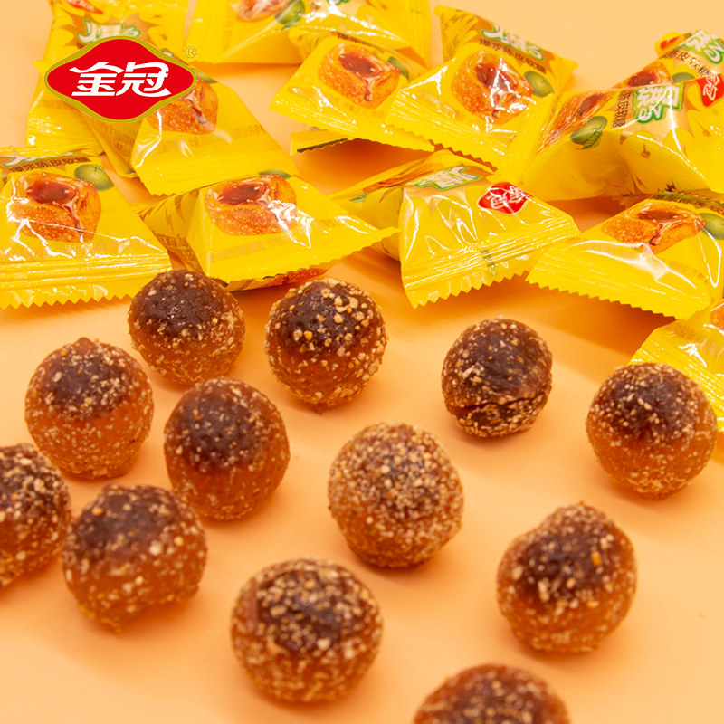 金冠怀旧夹心糖夹心咸味分享零食批发爆浆年货糖果