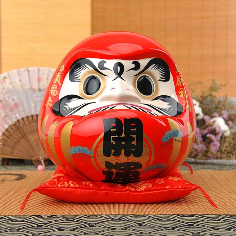 原单正品和风日式达摩招财猫摆件寿司招福愿望储蓄罐