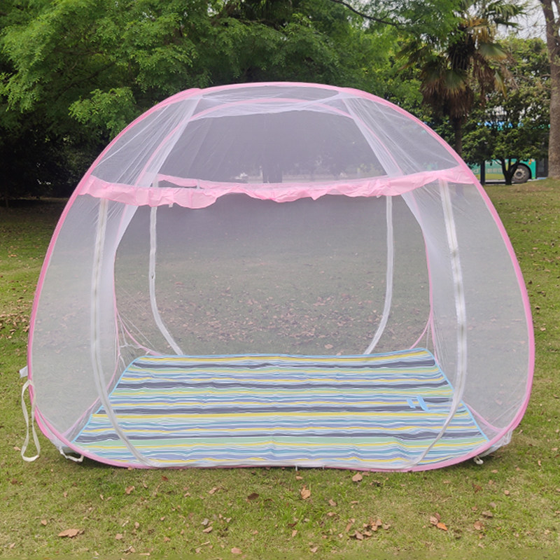 蚊帐户外安装蒙古包双门可折叠折叠式防蚊露营帐篷蚊帐