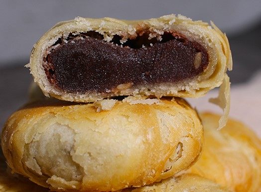 乌镇特产姑嫂饼东栅酥皮椒盐月饼嘉兴新塍中秋豆沙五仁月饼糕点