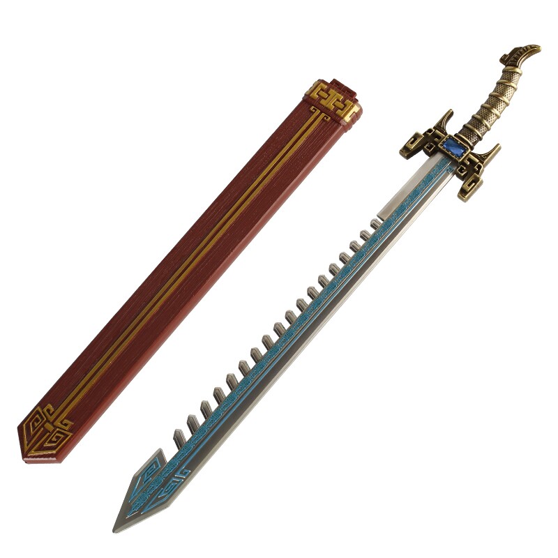 正版秦时明月兵器卫庄鲨齿水寒阿墨天问凌虚剑金属动漫挂件