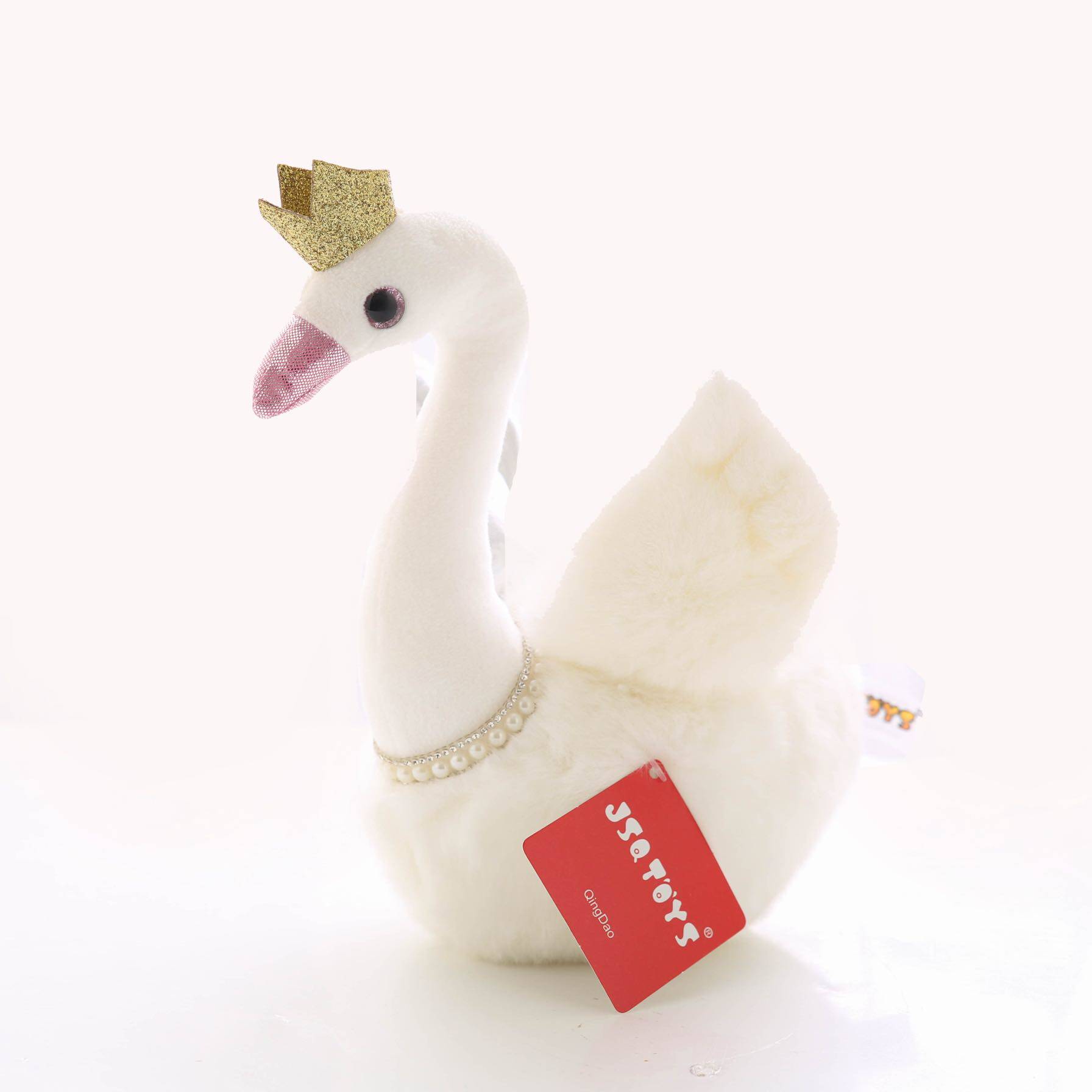 暖暖家超萌可爱白天鹅ins黑天鹅毛绒玩具公主装饰摆件毛绒布艺类玩具