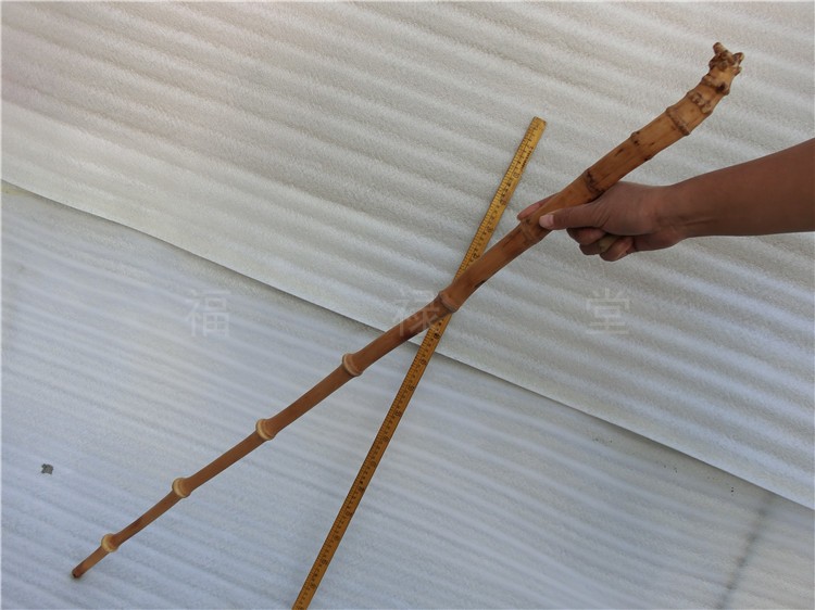 拐杖筇竹龙头天然大节竹根登山杖手工禅杖手杖竹编