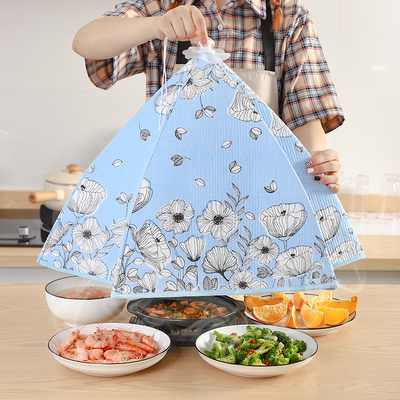 冬季保温菜罩热菜防尘保温罩子家用菜罩遮菜餐桌罩饭菜罩子可折叠