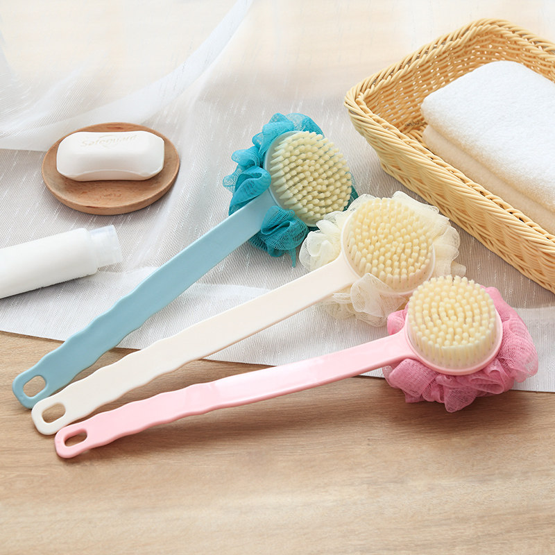 洗澡刷沐浴刷不求人搓泥后背刷子搓澡洗澡巾洗浴用品搓背神器长柄