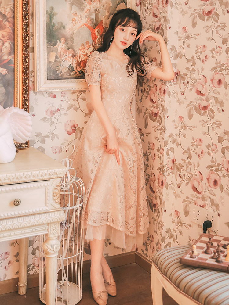 18岁女生小礼礼服公主森系学生可盐可甜chic连衣裙