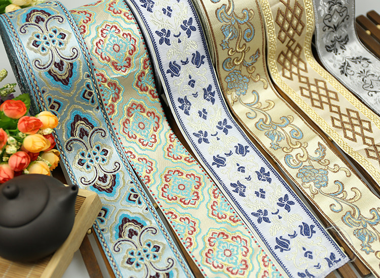 花边6cm古装汉服娃衣裙裙子衣领袖口衣缘民族花边