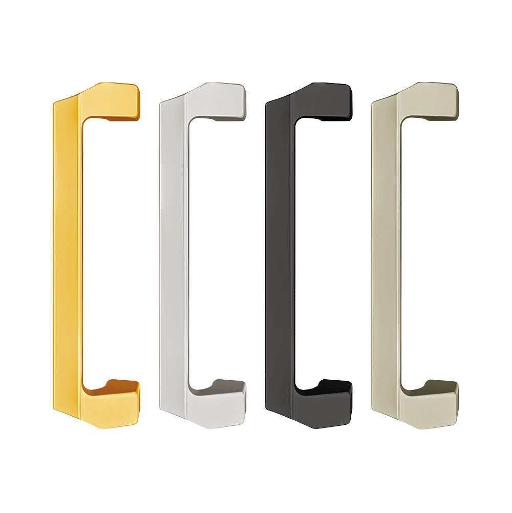 重型铝合金推拉门把手厨房阳台移门大拉手氧化铝木门把手黑色明装