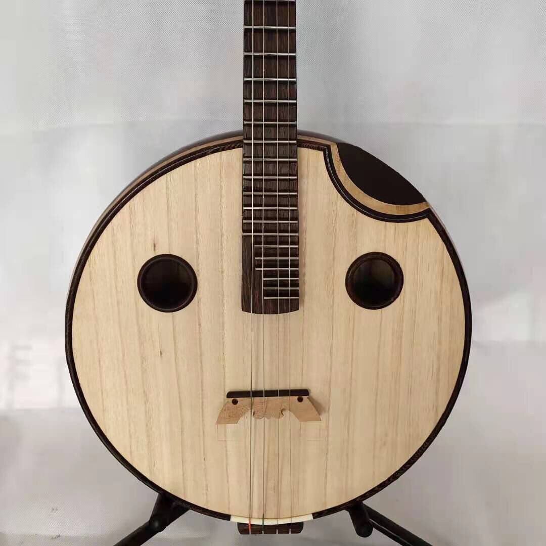 中阮乐器鸡翅木红木民族专业学生演出初学考级阮