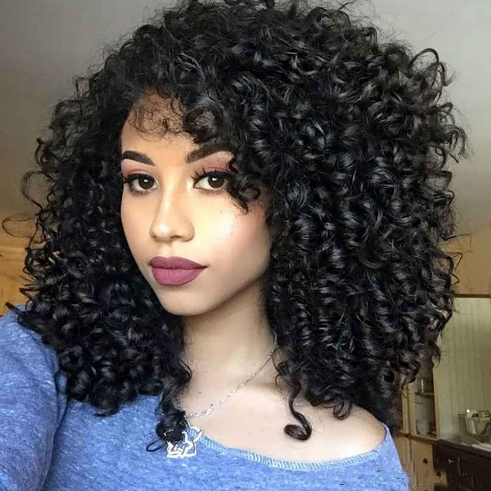 假发shorthumanhairwigsbobbrazilianblackwomenremy卷发片