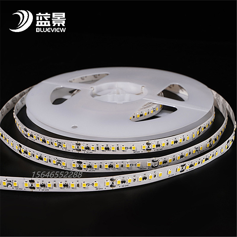 蓝景超亮灯带12v24v2835贴片自带背胶柜台线槽灯箱led灯带