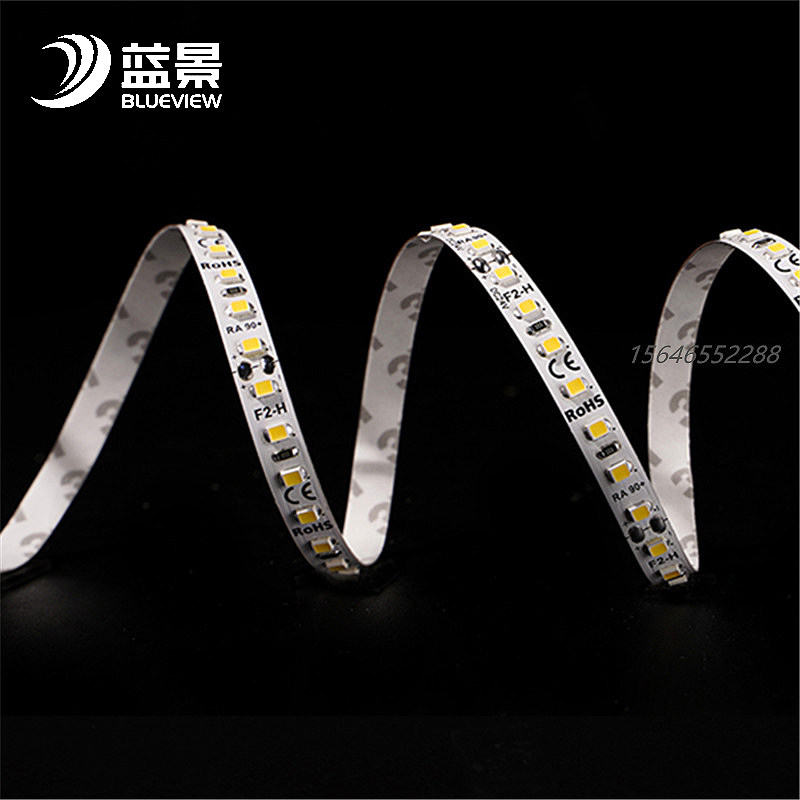 蓝景超亮灯带12v24v2835贴片自带背胶柜台线槽灯箱led灯带