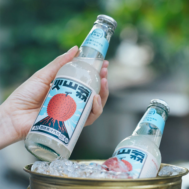 碧山村火山荔 网红汽水整箱 零酒精 果味碳酸饮料