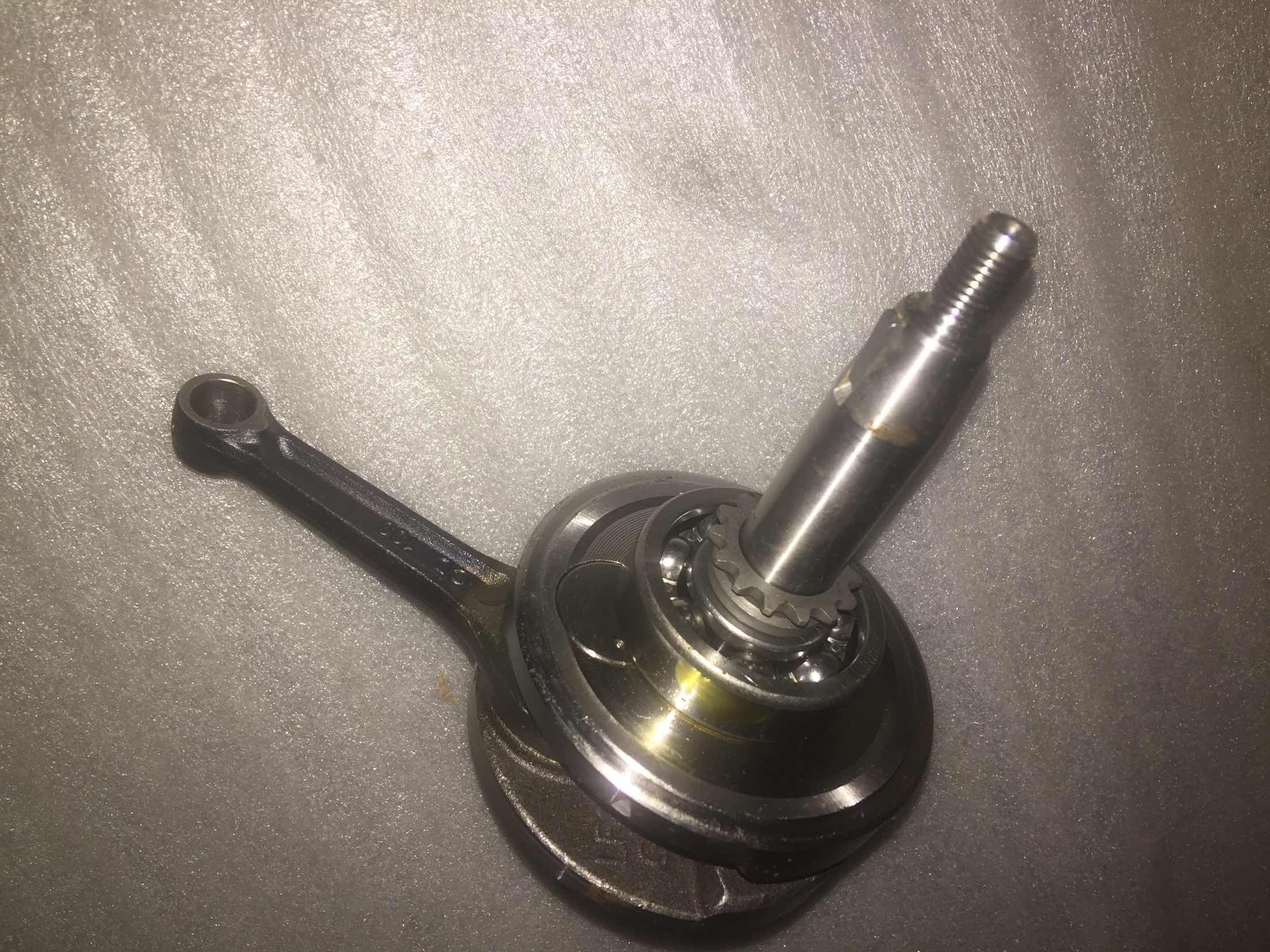 力帆摩托车发动机原厂配件卧式曲轴总成曲柄连杆曲轴