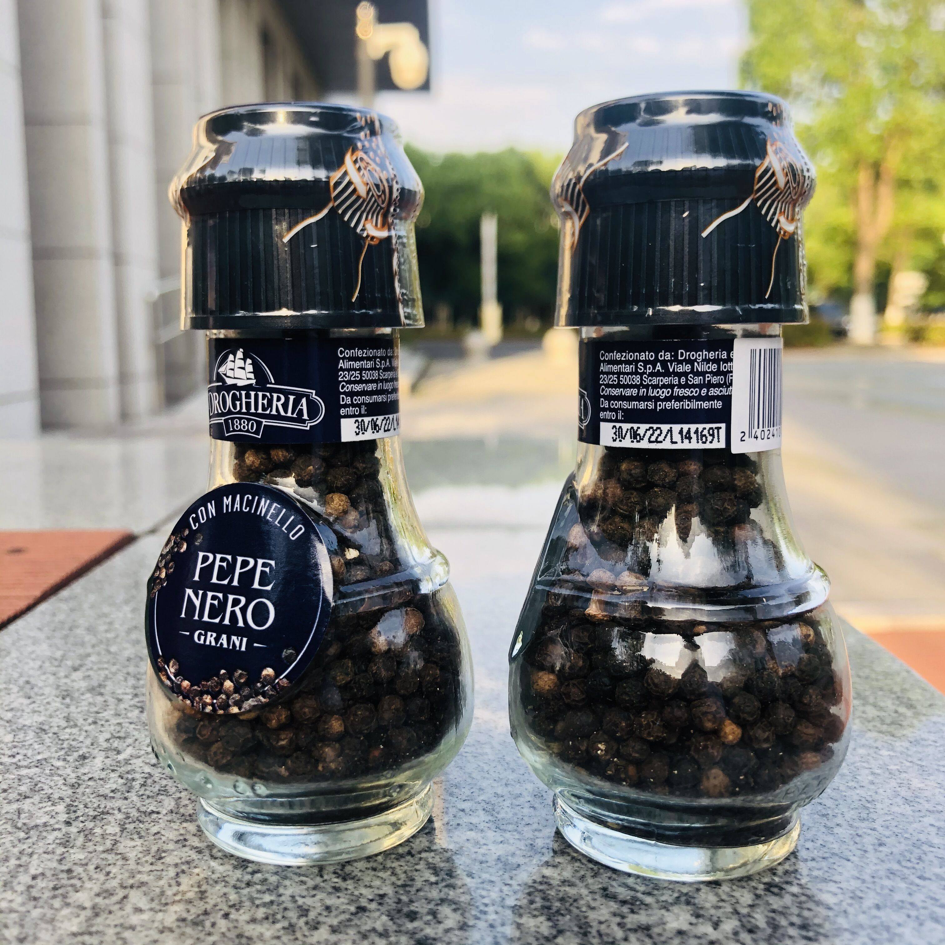 单瓶意大利进口蒂安黑胡椒粒带研磨颗粒正宗牛排其它调料