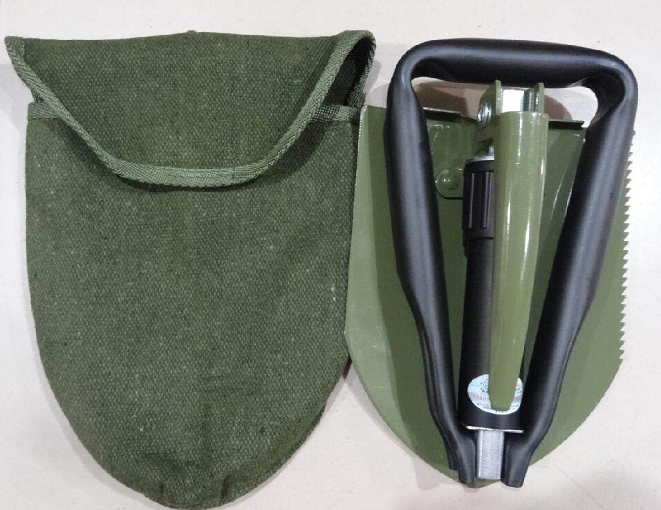 工兵折叠6411q3铲子多功能户外铁锹德国防身工兵铲