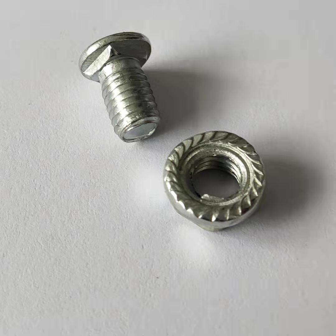 螺丝桥架国标电缆专用m6m8镀锌连接马车接地螺钉