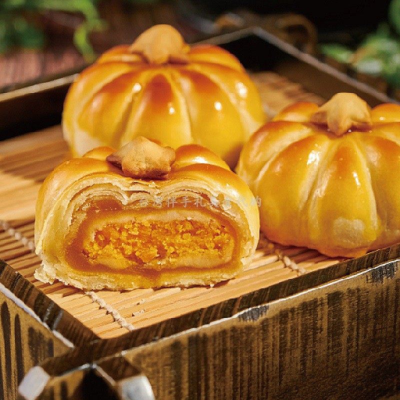 新北伴手创意点心龙凤堂南南瓜马车蛋黄糕饼传统中式糕点