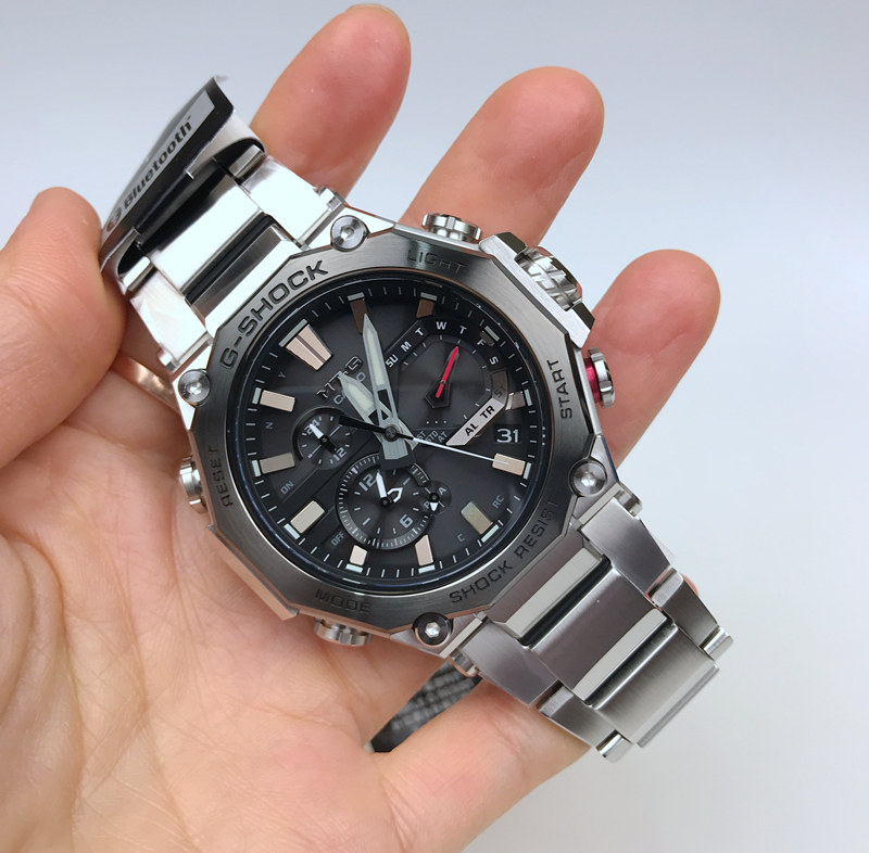 卡西欧手表mtgb2000八角橡树钢铁之心心光动能电波日韩腕表